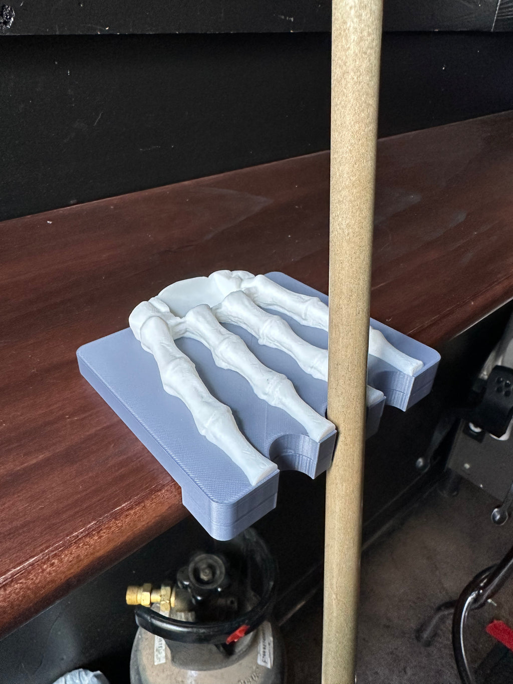 Skeleton Pool Cue Holder