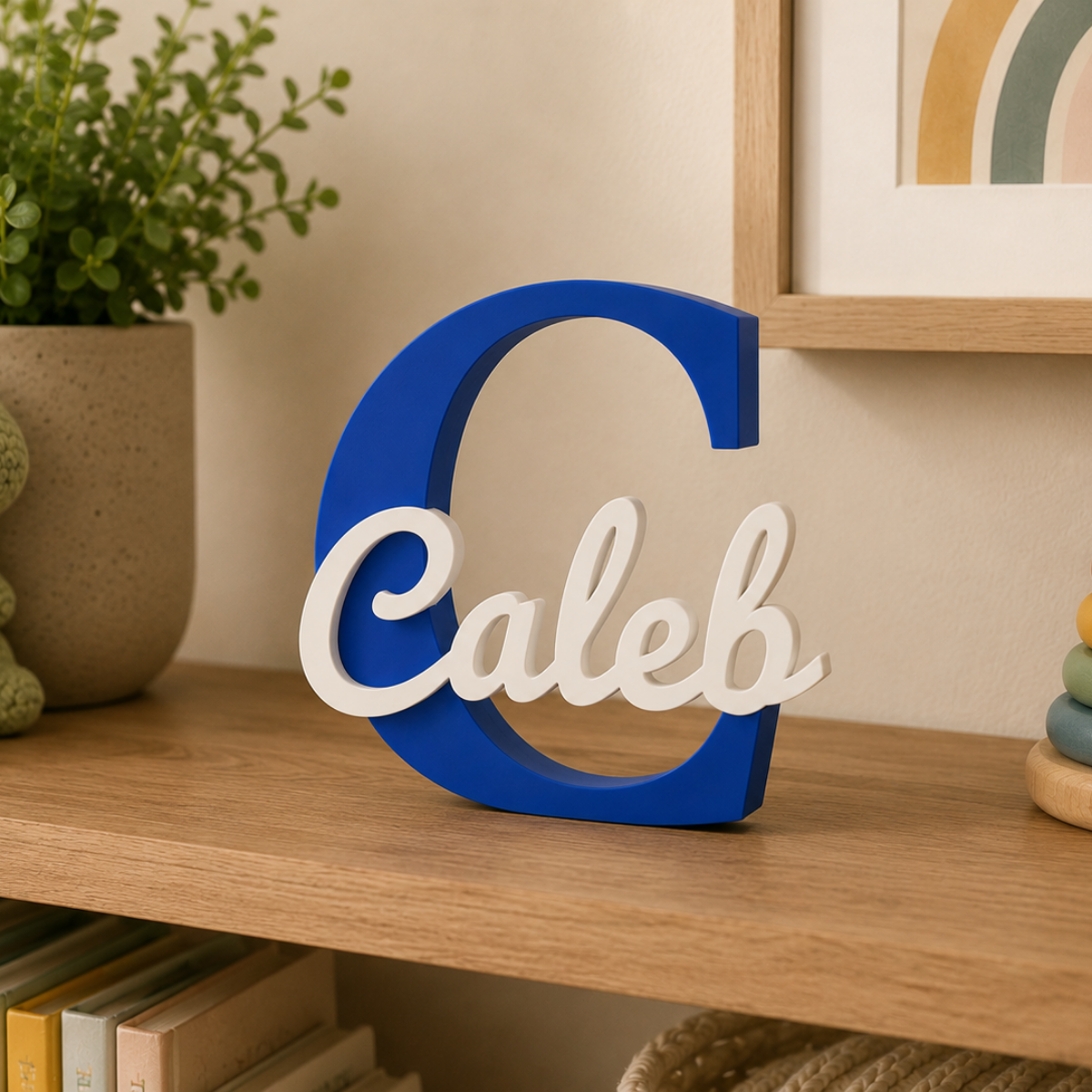 Custom Name Shelf Decor